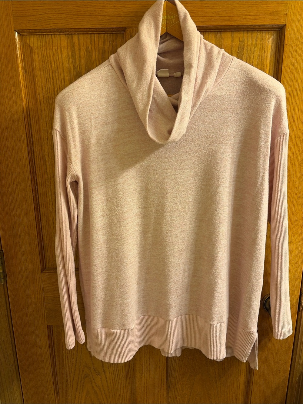 Soft Pink Cowl Neck Women's Sweater GAP women’s XL Tall pink soft